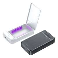 EPA Approval Portable UV Sanitizer Box UVC Light Sanitizer for Cell Phone Wireless Charge UV Sanitizing Box